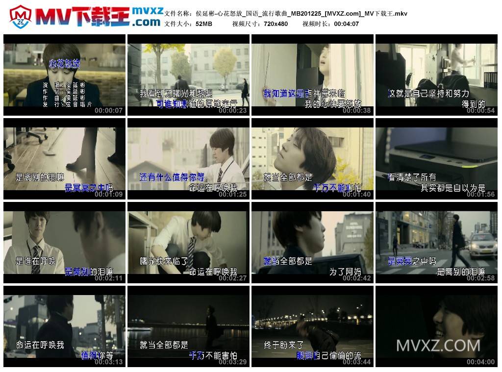 侯延彬-心花怒放_国语_流行歌曲_MB201225